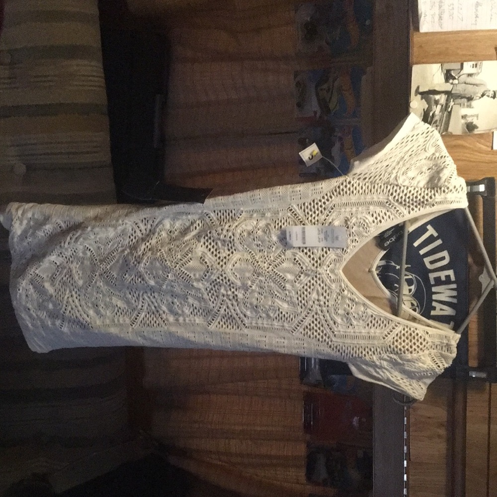 Bebe White Mini Dress size P/S